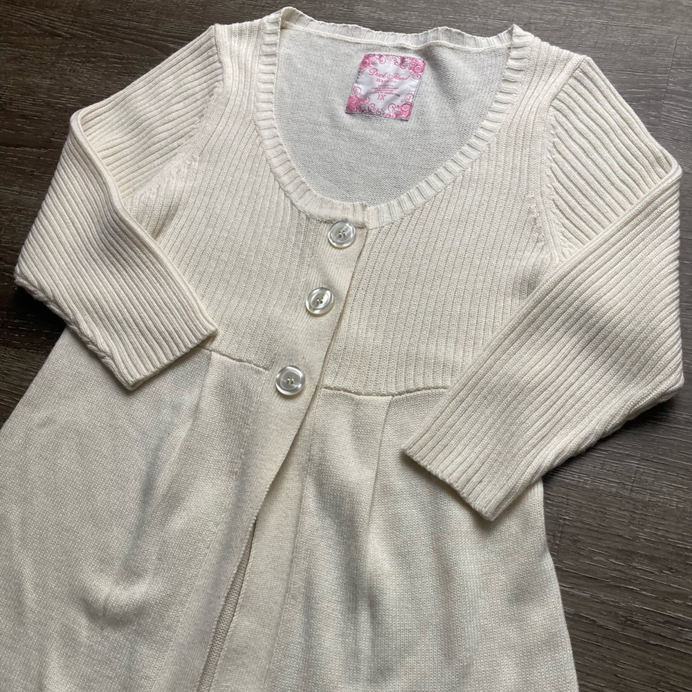Duck Head Jeans Co. Cream Cardigan Size 1X